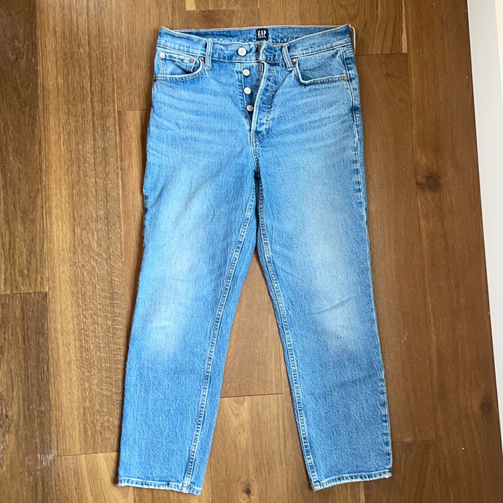 Gap High Rise button closure jeans